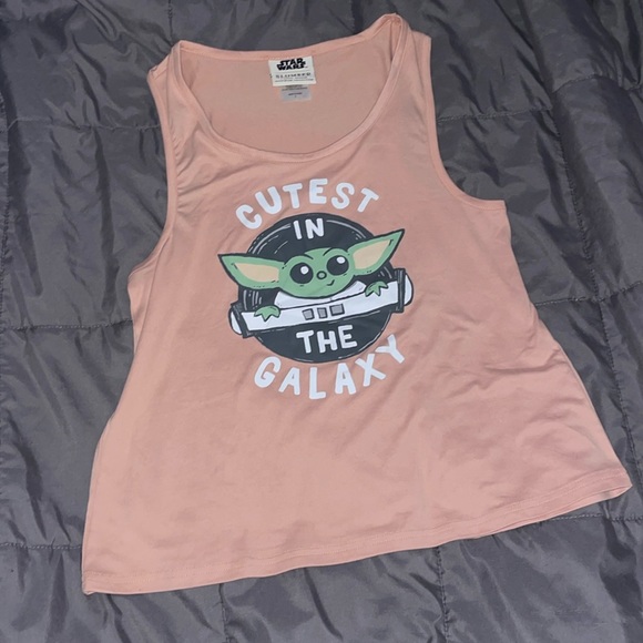 Star Wars Intimates & Sleepwear Nwot Star Wars Baby Yoda Tank Top